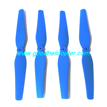 SYMA-X8-X8C-X8W-X8G Quad Copter parts Main Blades propellers (blue color) - Click Image to Close